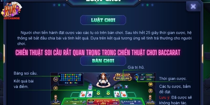 chiến thuật soi cầu rất quan trọng trong chiến thuật chơi baccarat
